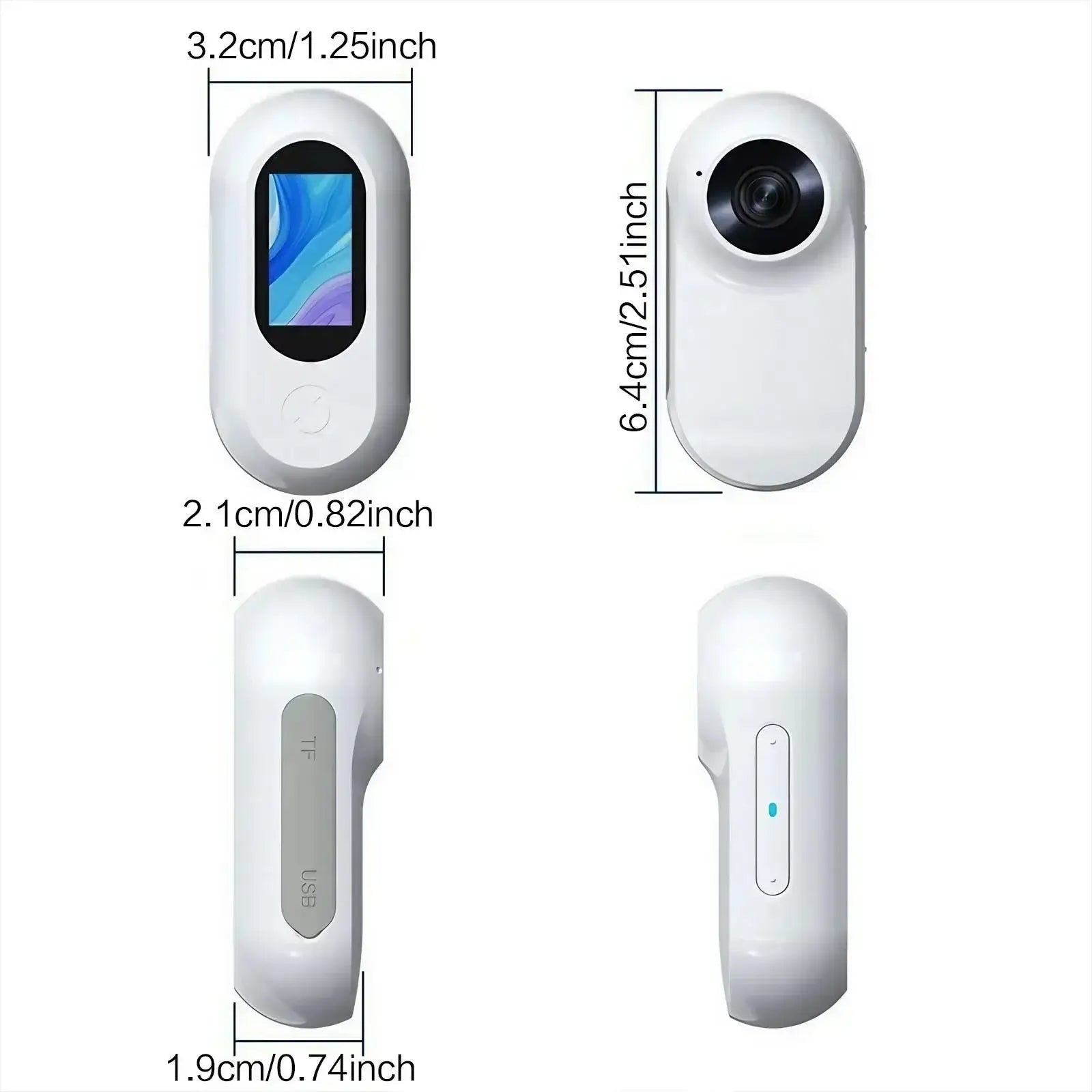 1080P HD Pet Camera Collar for Dogs Cats Indoor Outdoor Wireless Mini Camera Action Video Recording Dog Accessories