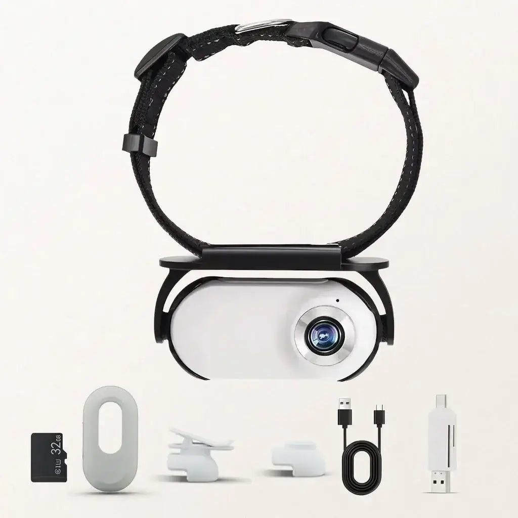 1080P HD Pet Camera Collar for Dogs Cats Indoor Outdoor Wireless Mini Camera Action Video Recording Dog Accessories