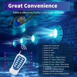 12V 45W RGB Swimming 450 LED Pool Lights Spa Underwater Light IP68 Waterproof Lamp RGB Swimming Pool Light With Remote