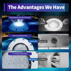 12V 45W RGB Swimming 450 LED Pool Lights Spa Underwater Light IP68 Waterproof Lamp RGB Swimming Pool Light With Remote