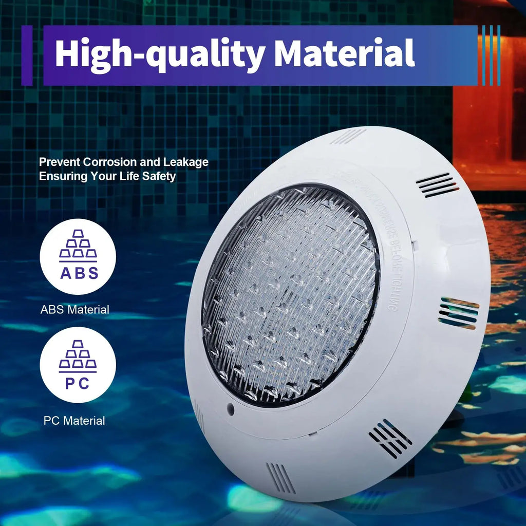 12V 45W RGB Swimming 450 LED Pool Lights Spa Underwater Light IP68 Waterproof Lamp RGB Swimming Pool Light With Remote