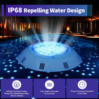 12V 45W RGB Swimming 450 LED Pool Lights Spa Underwater Light IP68 Waterproof Lamp RGB Swimming Pool Light With Remote