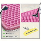 1Pc Large Size Cat Litter Mat-Advanced Honeycomb Double Layer Design,Urine Waterproof,Easy Cleaning,Scatter