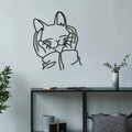 1pc Modern Chic Metal Cat Silhouette Wall Art,Versatile Iron Home Decor Ideal Gift for Cat Lovers Easy Wall Mount