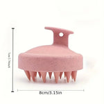 1pc Silicone Shampoo Brush Body Massage Brush Bath Shower Brush Salon Hairdressing Tool Scalp Massage Comb Hair Washing