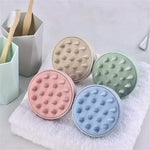 1pc Silicone Shampoo Brush Body Massage Brush Bath Shower Brush Salon Hairdressing Tool Scalp Massage Comb Hair Washing
