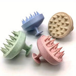 1pc Silicone Shampoo Brush Body Massage Brush Bath Shower Brush Salon Hairdressing Tool Scalp Massage Comb Hair Washing