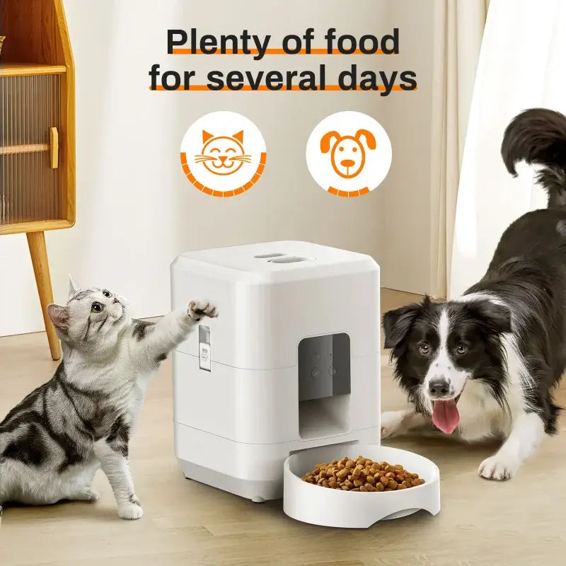 2026 2L Automatic Pet Feeder Smart Control Cat Feeder WIFI Feeders Intelligent Timed And Quantitative Feeding Remote