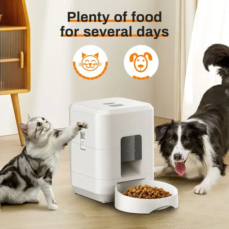2026 2L Automatic Pet Feeder Smart Control Cat Feeder WIFI Feeders Intelligent Timed And Quantitative Feeding Remote