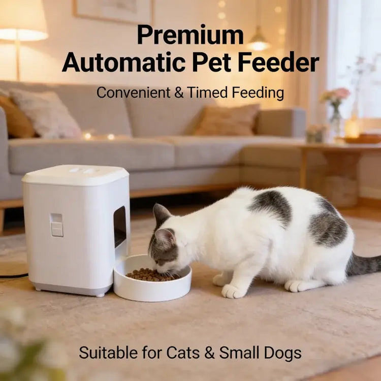 2026 2L Automatic Pet Feeder Smart Control Cat Feeder WIFI Feeders Intelligent Timed And Quantitative Feeding Remote