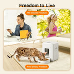 2026 2L Automatic Pet Feeder Smart Control Cat Feeder WIFI Feeders Intelligent Timed And Quantitative Feeding Remote
