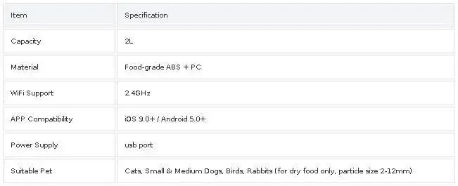 2026 2L Automatic Pet Feeder Smart Control Cat Feeder WIFI Feeders Intelligent Timed And Quantitative Feeding Remote