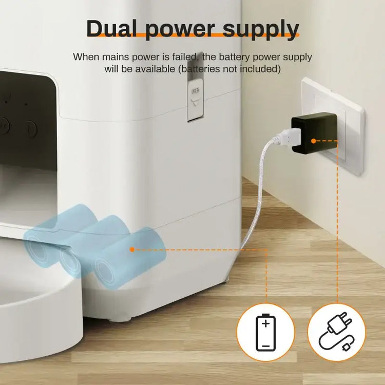 2026 2L Automatic Pet Feeder Smart Control Cat Feeder WIFI Feeders Intelligent Timed And Quantitative Feeding Remote