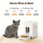 2026 2L Automatic Pet Feeder Smart Control Cat Feeder WIFI Feeders Intelligent Timed And Quantitative Feeding Remote
