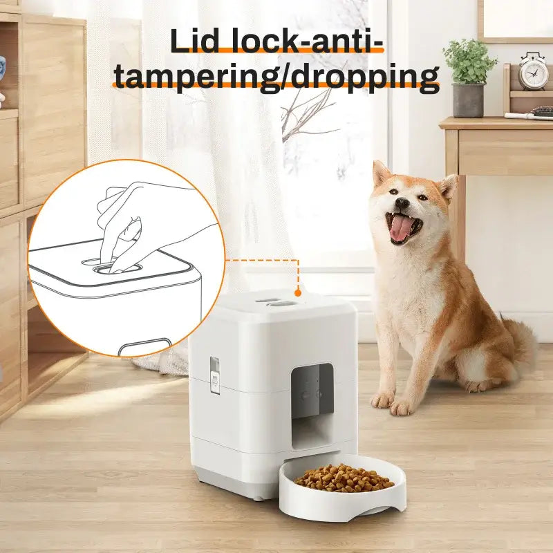 2026 2L Automatic Pet Feeder Smart Control Cat Feeder WIFI Feeders Intelligent Timed And Quantitative Feeding Remote