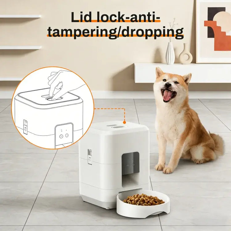 2026 2L Automatic Pet Feeder Smart Control Cat Feeder WIFI Feeders Intelligent Timed And Quantitative Feeding Remote