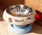 2A Pet Raised Cat Bowl Cat Drinking Bowl Detachable Cat Kitten Protection Bowl Non-Slip Pet Feeder Bowl Cat Accessories