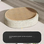 2in1 Cat Scratching Board Protect Furniture Grinding Claw Toys Oval Sisal weaving Wear-resistant Cat Nest Cat