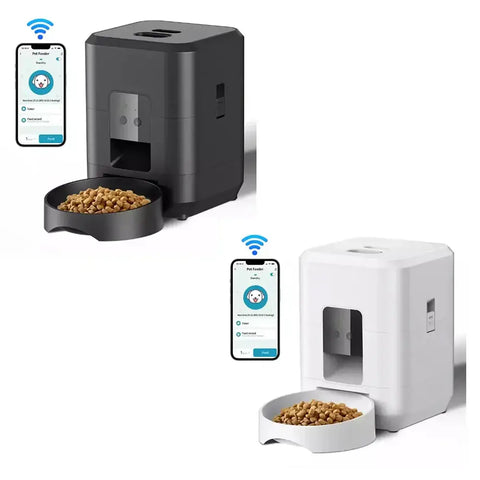 2L Automatic Feed Dispenser For Pets Intelligent Feed Dispersion For Cats And Dogs Regular Quantitative Feeding With