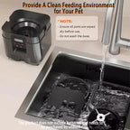 2L Automatic Feed Dispenser For Pets Intelligent Feed Dispersion For Cats And Dogs Regular Quantitative Feeding With