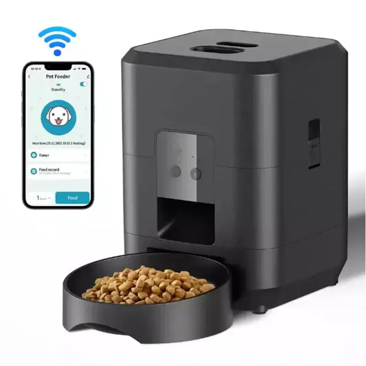 2L Automatic Feed Dispenser For Pets Intelligent Feed Dispersion For Cats And Dogs Regular Quantitative Feeding With
