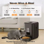 2L Automatic Feed Dispenser For Pets Intelligent Feed Dispersion For Cats And Dogs Regular Quantitative Feeding With
