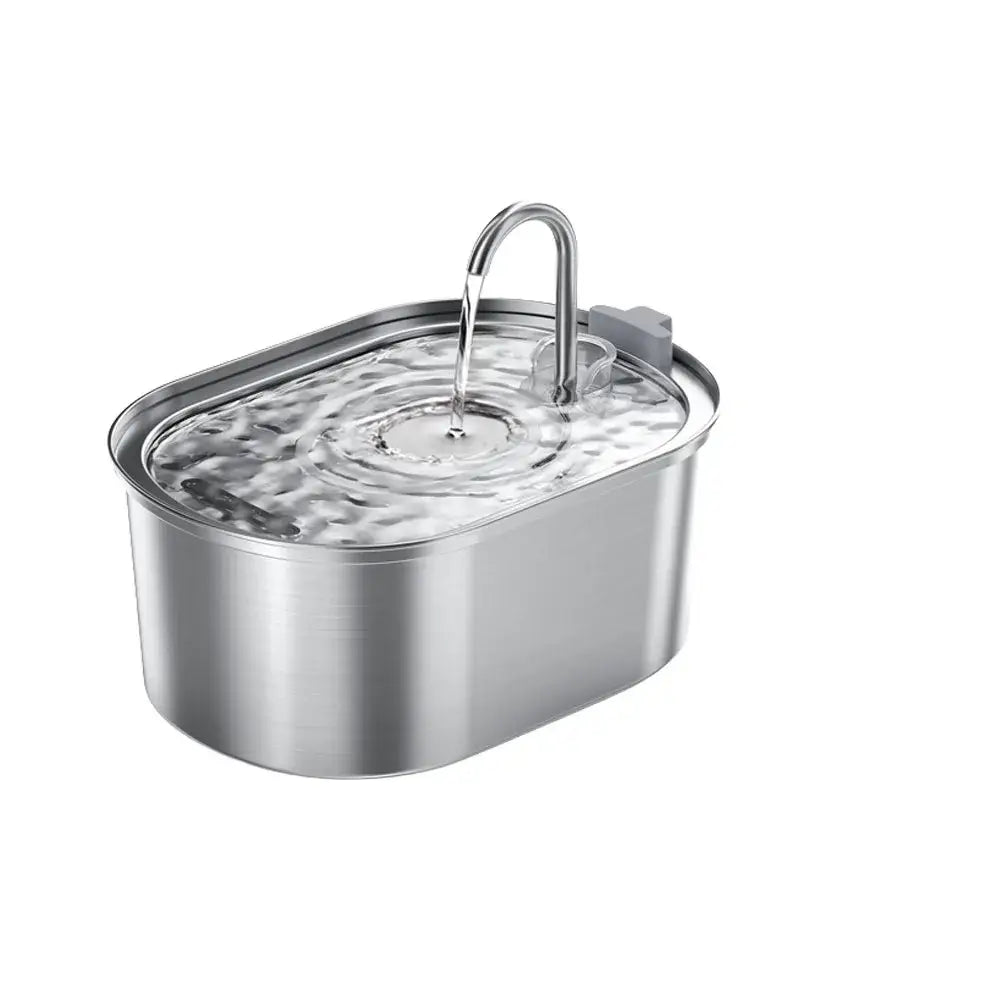 3.2L Stainless Steel Cat Water Fountain Automatic Pet Water Dispenser Accessories Auto Cat Drinking Fountain Dog
