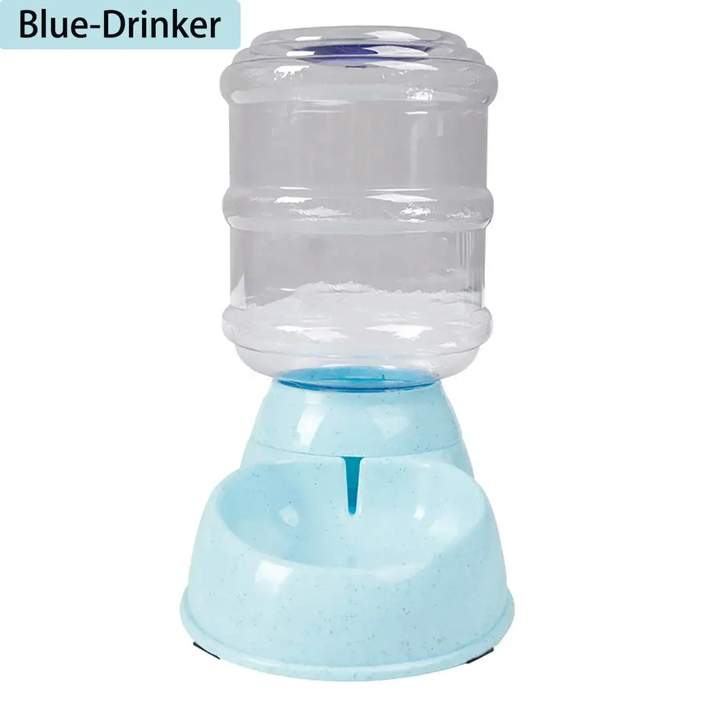 3.8L Large Capacity Automatic Pet Feeder & Water Dispenser Gravity Pet Feeding Station For Small & Medium Pets