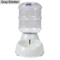 3.8L Large Capacity Automatic Pet Feeder & Water Dispenser Gravity Pet Feeding Station For Small & Medium Pets