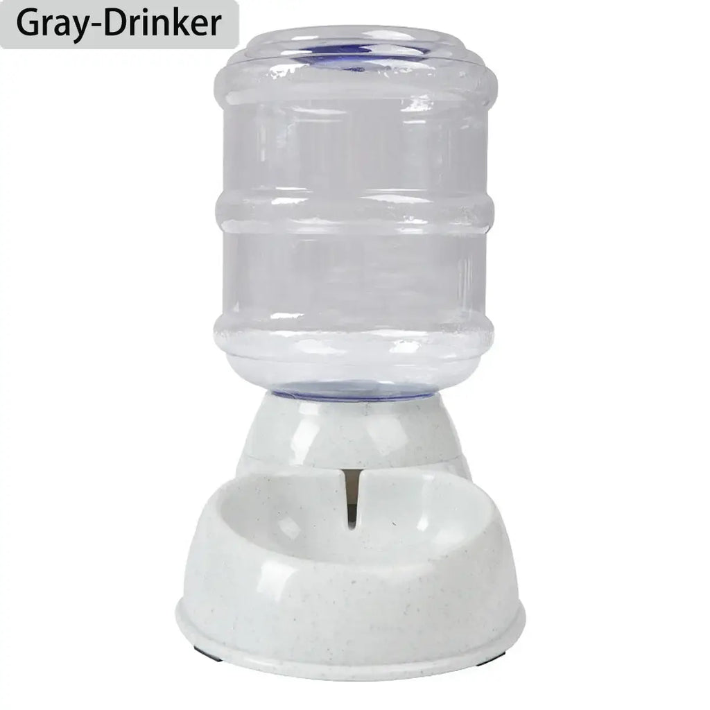 3.8L Large Capacity Automatic Pet Feeder & Water Dispenser Gravity Pet Feeding Station For Small & Medium Pets