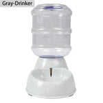 3.8L Large Capacity Automatic Pet Feeder & Water Dispenser Gravity Pet Feeding Station For Small & Medium Pets