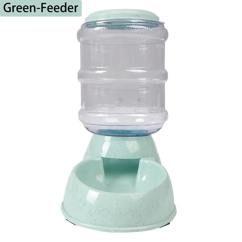 3.8L Large Capacity Automatic Pet Feeder & Water Dispenser Gravity Pet Feeding Station For Small & Medium Pets