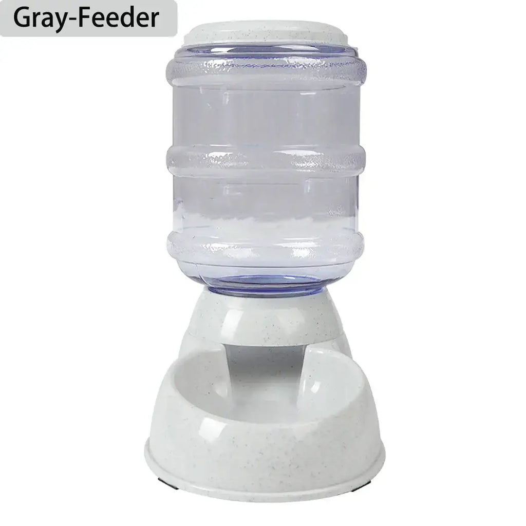 3.8L Large Capacity Automatic Pet Feeder & Water Dispenser Gravity Pet Feeding Station For Small & Medium Pets