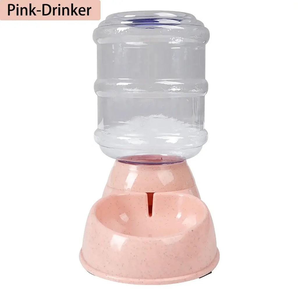 3.8L Large Capacity Automatic Pet Feeder & Water Dispenser Gravity Pet Feeding Station For Small & Medium Pets