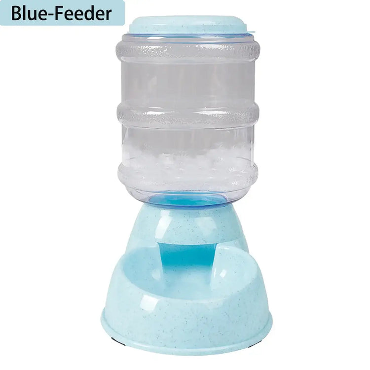 3.8L Large Capacity Automatic Pet Feeder & Water Dispenser Gravity Pet Feeding Station For Small & Medium Pets