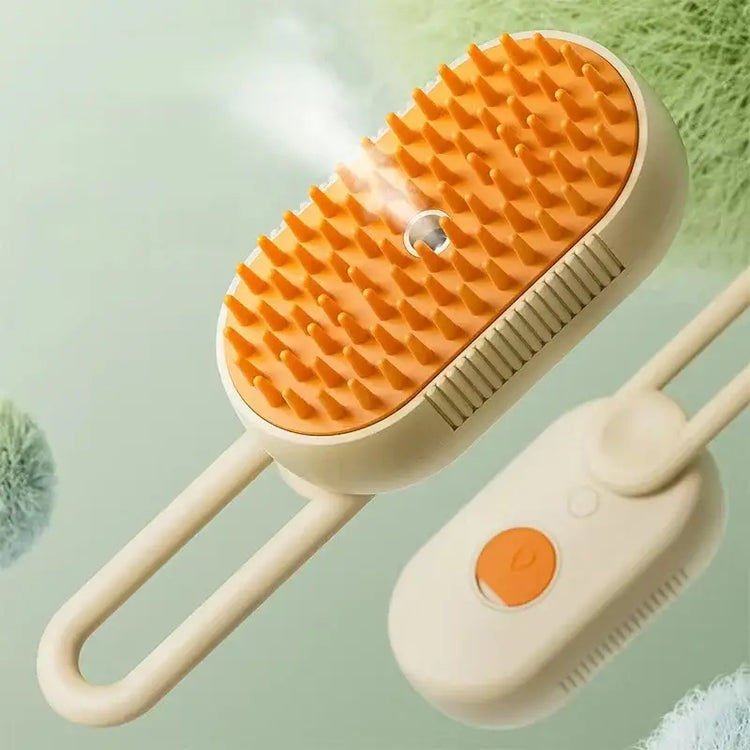 3-in-1 Dog Hair Brush Cat Hair Brush Electric Pet Cleaning Brush Steam Spray Brush Massage Hair Removal Comb Anti
