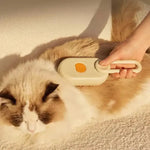 3-in-1 Dog Hair Brush Cat Hair Brush Electric Pet Cleaning Brush Steam Spray Brush Massage Hair Removal Comb Anti