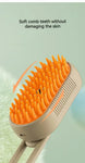 3-in-1 Dog Hair Brush Cat Hair Brush Electric Pet Cleaning Brush Steam Spray Brush Massage Hair Removal Comb Anti