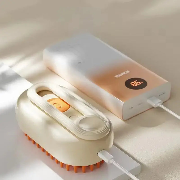 3-in-1 Dog Hair Brush Cat Hair Brush Electric Pet Cleaning Brush Steam Spray Brush Massage Hair Removal Comb Anti
