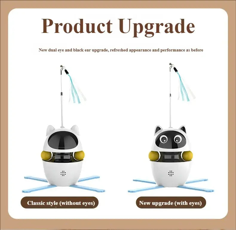 3-in-1 Interactive Cat Laser Toys Funny Electric Rotating Cat Toys for Indoor Cats Laser Toy Automatic Cat Ball Kitten