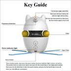 3-in-1 Interactive Cat Laser Toys Funny Electric Rotating Cat Toys for Indoor Cats Laser Toy Automatic Cat Ball Kitten