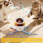 3-in-1 Interactive Cat Laser Toys Funny Electric Rotating Cat Toys for Indoor Cats Laser Toy Automatic Cat Ball Kitten
