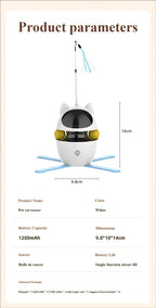 3-in-1 Interactive Cat Laser Toys Funny Electric Rotating Cat Toys for Indoor Cats Laser Toy Automatic Cat Ball Kitten
