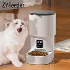 4L Automatic Cat Feeder with WiFi Smart Pet Feeder for Dogs Cats Intelligent Food Dispenser Timed Quantitative Feeding