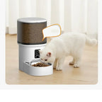 4L Automatic Cat Feeder with WiFi Smart Pet Feeder for Dogs Cats Intelligent Food Dispenser Timed Quantitative Feeding