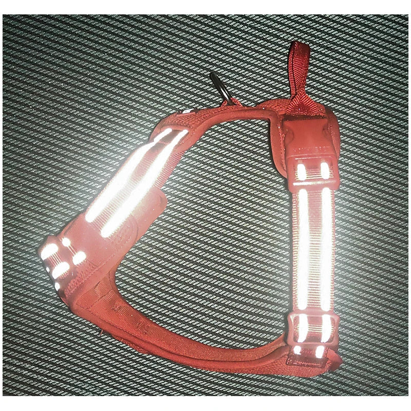 Harnais réfléchissant en nylon pour animaux
