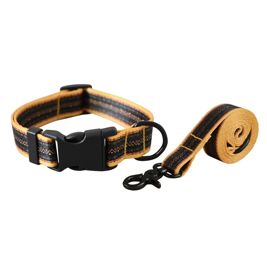 Dog Leash And Collar Set