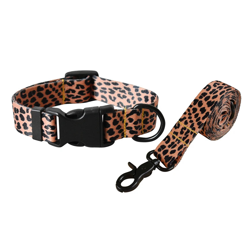 Dog Leash And Collar Set