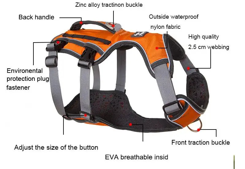 Harnais réglable pour chiens