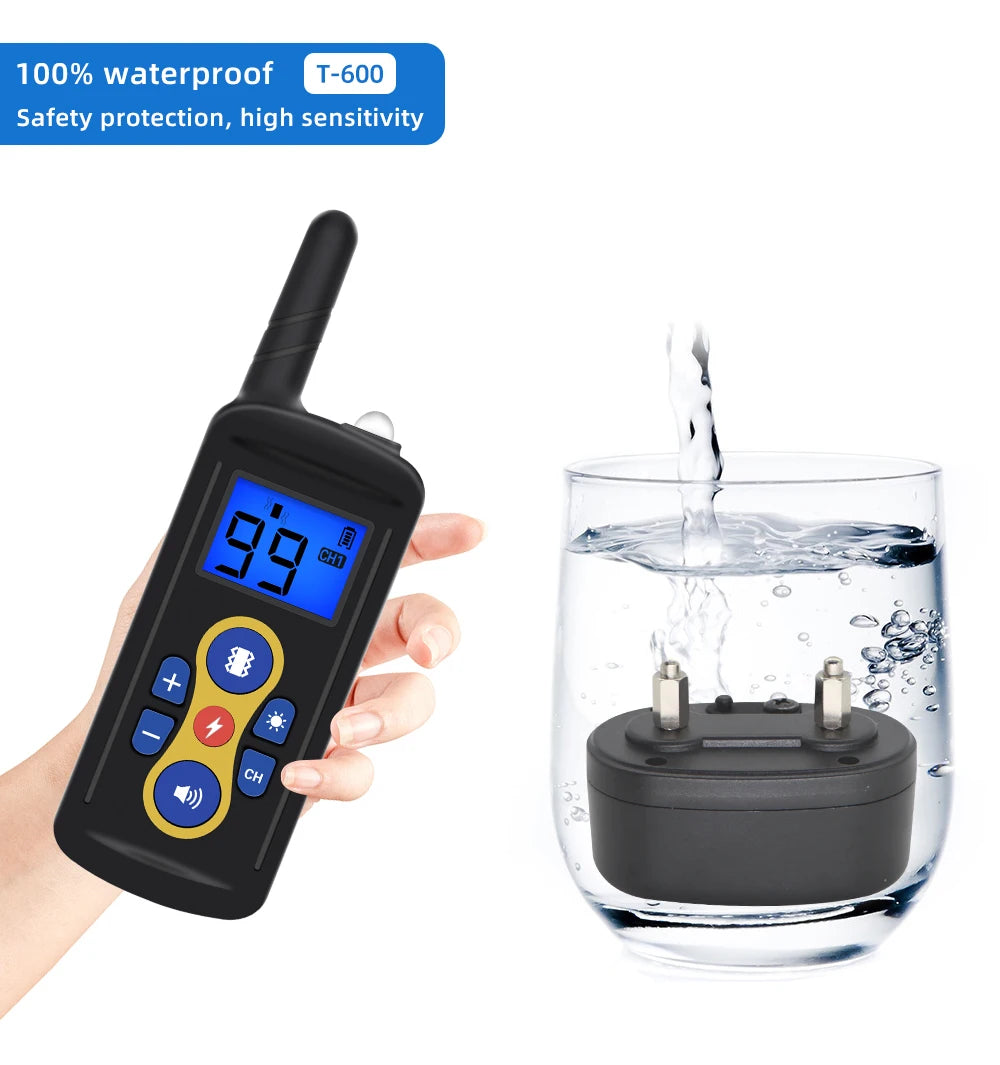 Collier de dressage pour chien à télécommande